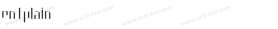 entplain字体转换