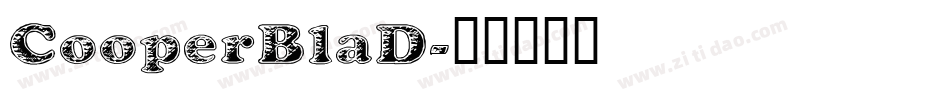 CooperBlaD字体转换
