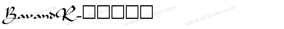 BavandR字体转换