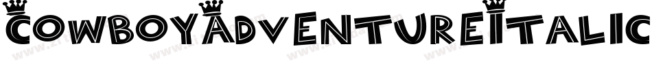 CowboyAdventureItalic-BWWpB字体转换