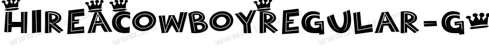 HireACowboyRegular-g94Y字体转换
