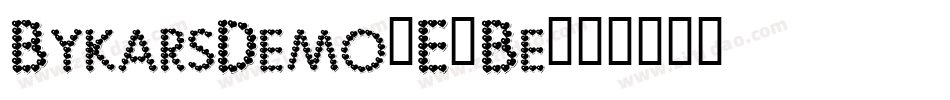 BykarsDemo-E0Be字体转换