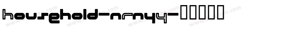 Household-nRnyY字体转换