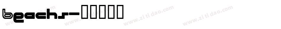 Beachs字体转换