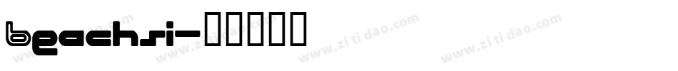 Beachsi字体转换