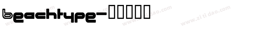 Beachtype字体转换