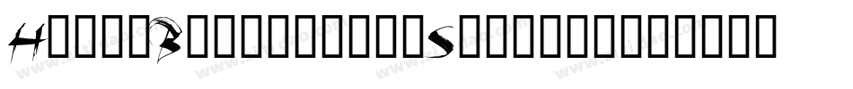 HelloBeautiful-Swashes字体转换