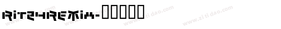 RitzyRemix字体转换