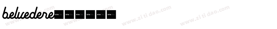 Belvedere字体转换