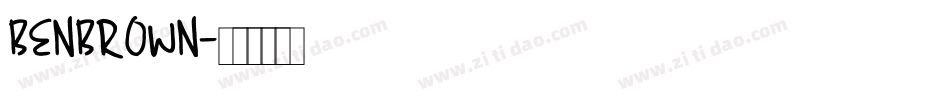 BENBROWN字体转换