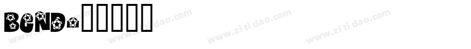 Bend字体转换