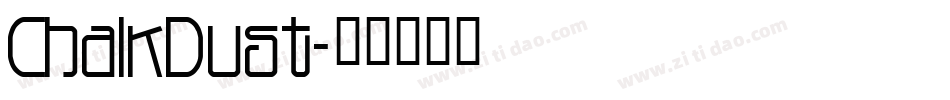 ChalkDust字体转换