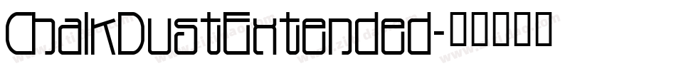 ChalkDustExtended字体转换