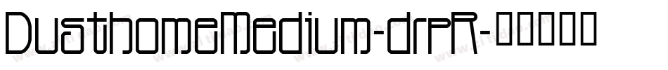 DusthomeMedium-drpR字体转换