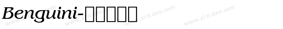Benguini字体转换