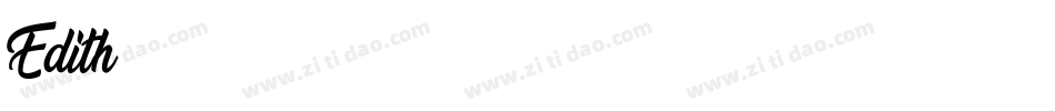 Edith字体转换