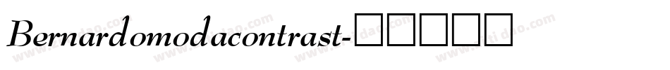 Bernardomodacontrast字体转换