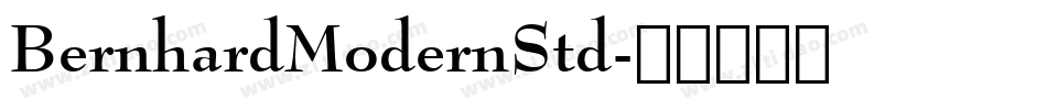 BernhardModernStd字体转换