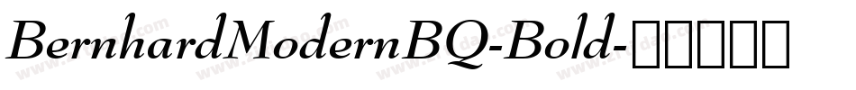 BernhardModernBQ-Bold字体转换
