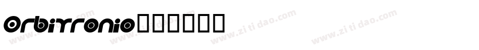 Orbitronio字体转换