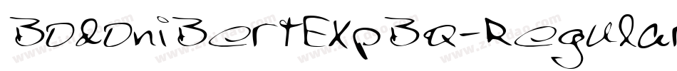 BodoniBertExpBQ-Regular字体转换