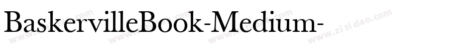 BaskervilleBook-Medium字体转换