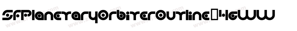 SfPlanetaryOrbiterOutline-4gWW字体转换 SfPlanetaryOrbiterOutline-4gWW字体转换