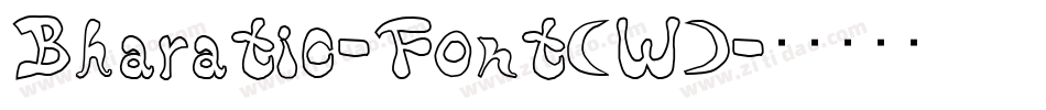 Bharatic-Font(W)字体转换