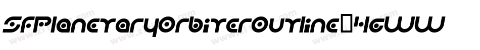 SfPlanetaryOrbiterOutline-4gWW字体转换 SfPlanetaryOrbiterOutline-4gWW字体转换