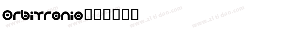 Orbitronio字体转换