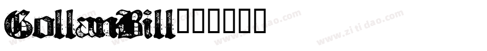 GollanBill字体转换