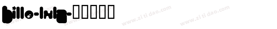Billo-lxlZ字体转换