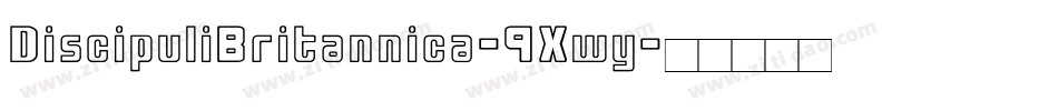 DiscipuliBritannica-9Xwy字体转换