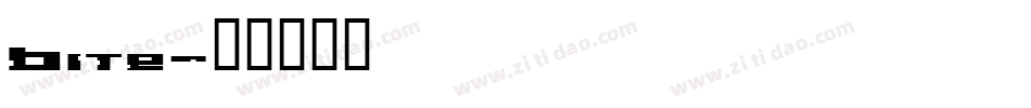 Bite字体转换