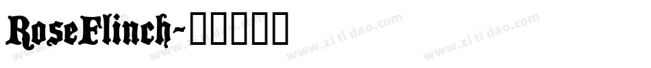 RoseFlinch字体转换