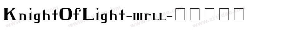 KnightOfLight-3r66字体转换