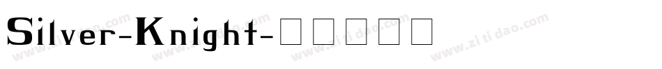 Silver-Knight字体转换