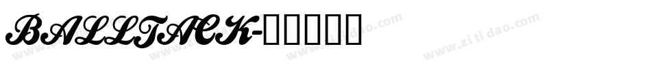 BALLTACK字体转换