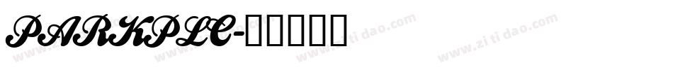 PARKPLC字体转换