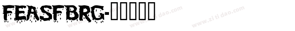 FEASFBRG字体转换