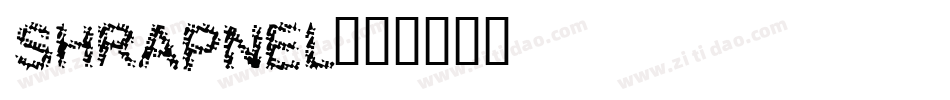 SHRAPNEL字体转换