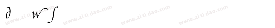 DdaftT-lowercase字体转换