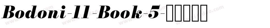 Bodoni-11-Book-5字体转换