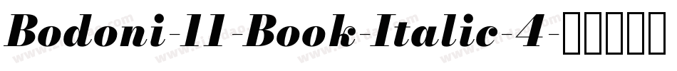 Bodoni-11-Book-Italic-4字体转换