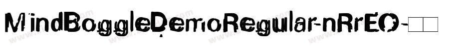 MindBoggleDemoRegular-nRrEO字体转换