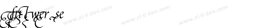 DdaftT-lowercase字体转换