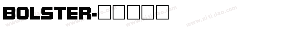 BOLSTER字体转换
