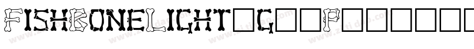 FishBoneLight-g13P字体转换