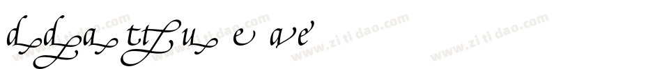 dDAFTt-UPPERcase字体转换