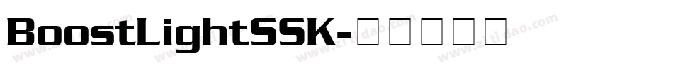 BoostLightSSK字体转换